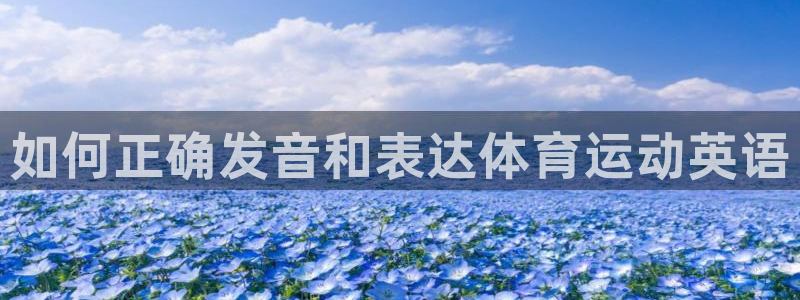 yy易游官方正版app娱乐是那个系列的台子：如何正确发音和表