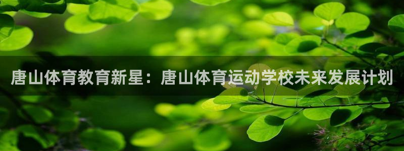 yy易游体育：唐山体育教育新星：唐山